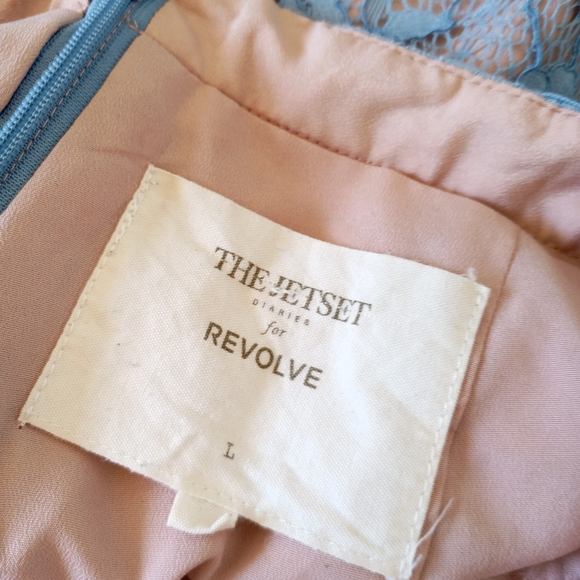 The Jetset Diaries Blue Lace Romper - Picture 7 of 8